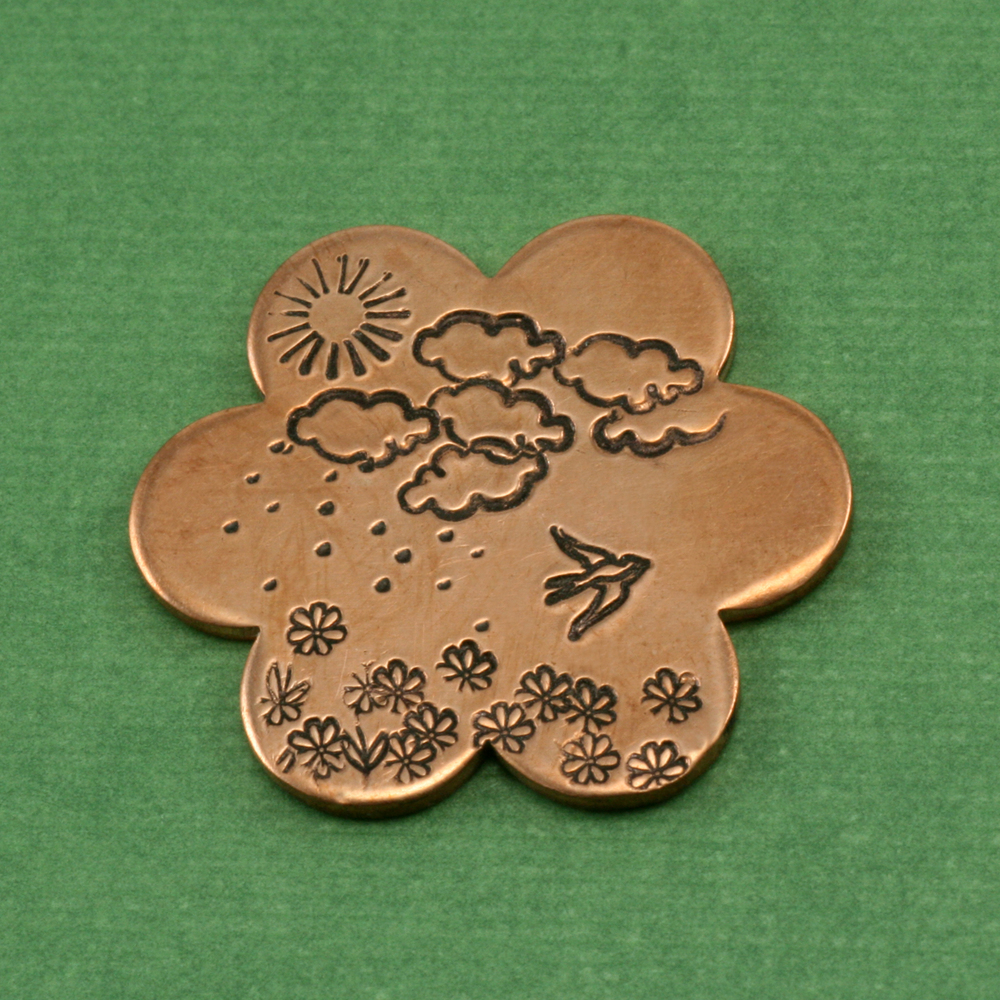 Metal Stamping Tools Full Sun Metal Design Stamp, 4.5mm